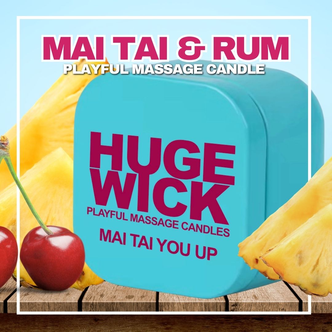 Mai Tai You Up Playful Massage Candle - 2oz