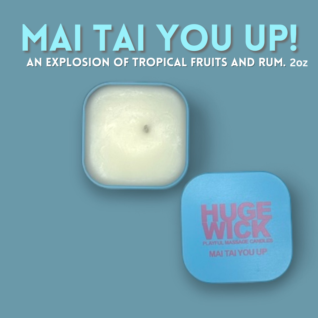 Mai Tai You Up Playful Massage Candle - 2oz