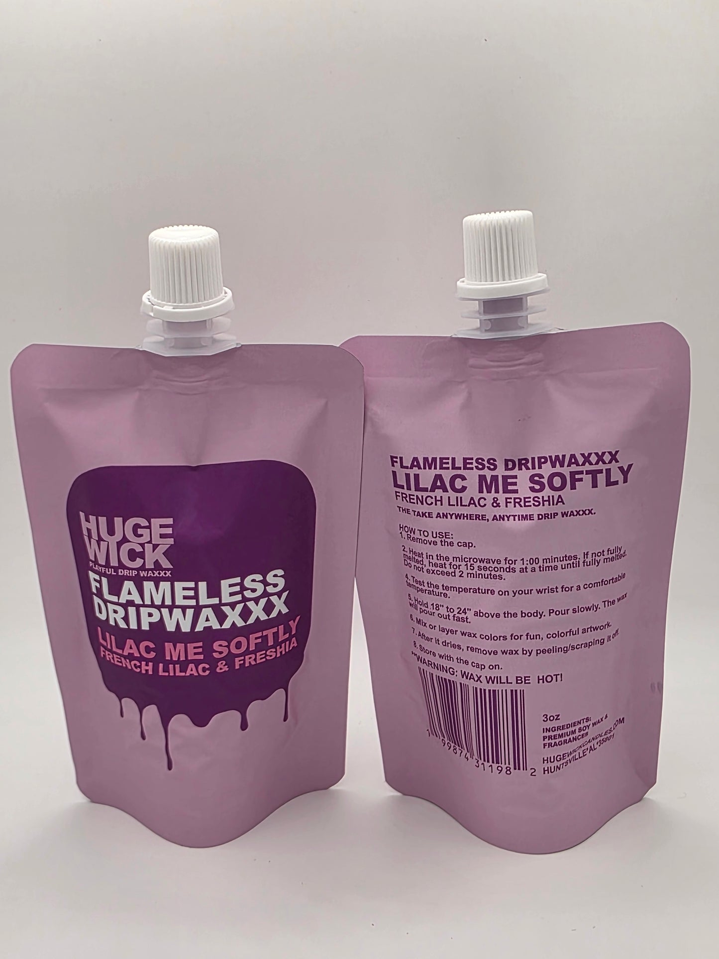 LILAC ME SOFTLY -FLAMELESS DRIP WAX -wholesale