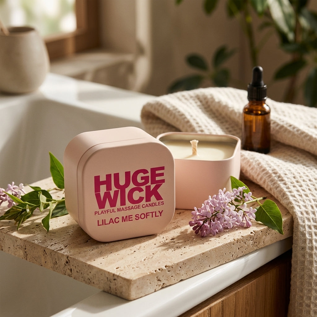 Lilac Me Softly Massage Candle – 2oz